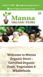 Mobile Screenshot of mannaorganicstore.ie